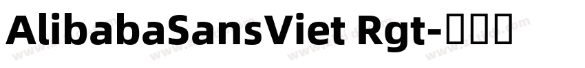 AlibabaSansViet Rgt字体转换